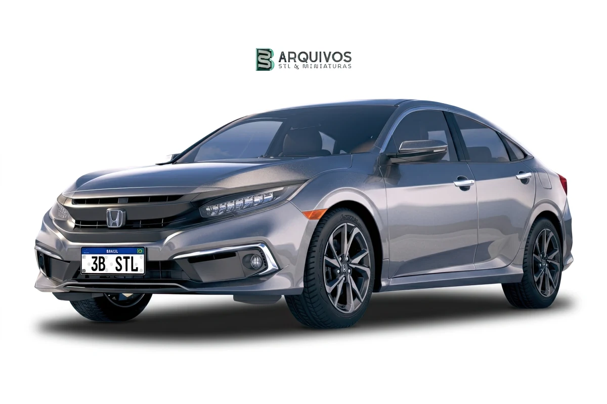 Modelo 3D STL - Honda Civic LED 2019 — foto 4